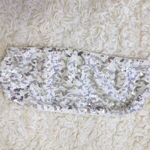 Express Intimates Bandeau Sparkle Bra, Size Small